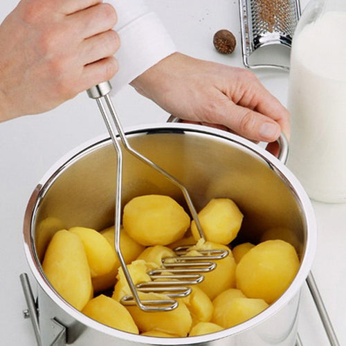 2018 new Stainless Multifunction Potato Ricer Egg Masher Mould Vegetable Fruit Crusher Kitchen Tool Hot
