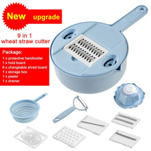 Load image into Gallery viewer, Manual Vegetable Cutter With Steel Blade Potato Peeler Carrot Grater Mandoline Vegetable Slicer Kitchen Accessories