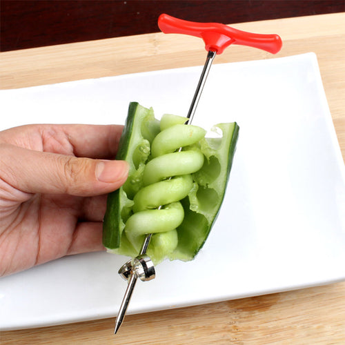 Arsmundi Stainless Kitchen Accessories Creative Magic Scroll Fruit Vegetable Cutter Vegetables Spiral Knife Kitchen Gadgets