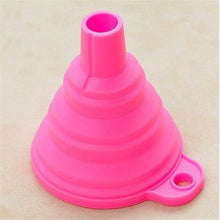 Load image into Gallery viewer, CHASANWAN 1pc Mini Silicone Gel Foldable Collapsible Style Funnel Hopper Kitchen Cooking Tools Kitchen Goods Kitchen Accessories