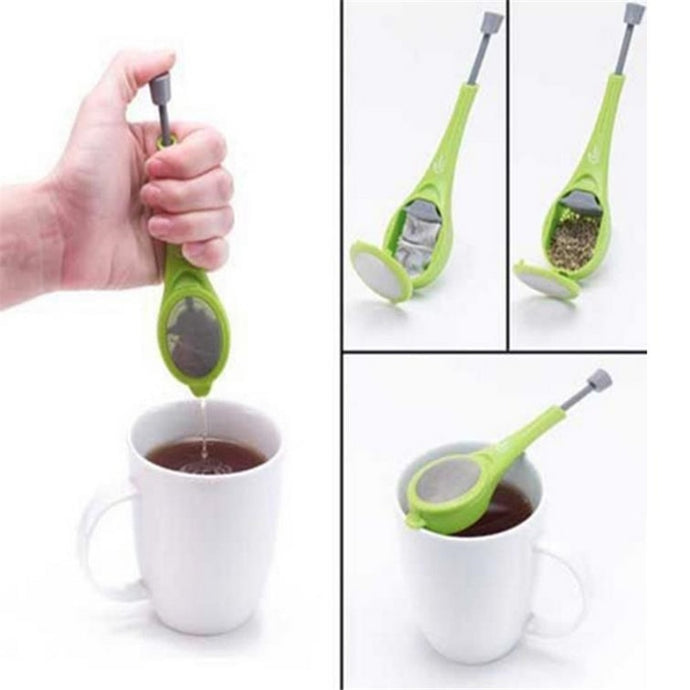 1PC Healthy Kitchen Accessories Plastic Tea&Coffee Strainer Kitchen Gadgets Tea Infuser Mutfak Aksesuarlari Kitchen Tools .Q