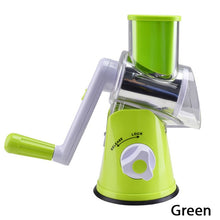 Load image into Gallery viewer, CUISHIP Vegetable Cutter Round Mandoline Slicer Potato Carrot Grater Slicer with 3 Stainless Steel Chopper Blades Kitchen Tool
