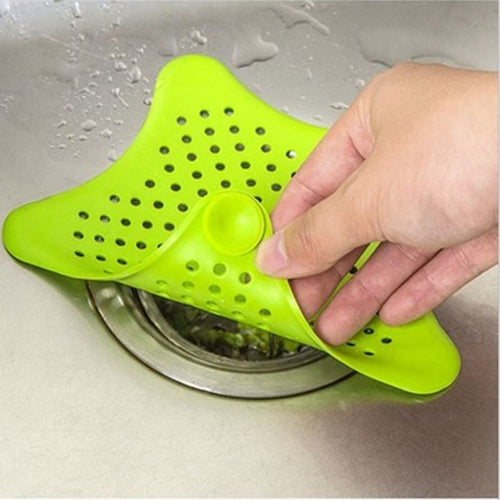 1Pcs Kitchen Accessories Star Sewer Drain Filter Kitchen Goods Bathroom Sink Filter Anti-blocking Bathroom Kitchen Accessories.
